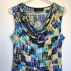 Black Label Cowl Neck Sleeveless Blouse - S